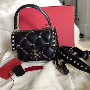 VALENTINO GARAVANI
MINI CANDYSTUD NAPPA HANDBAG